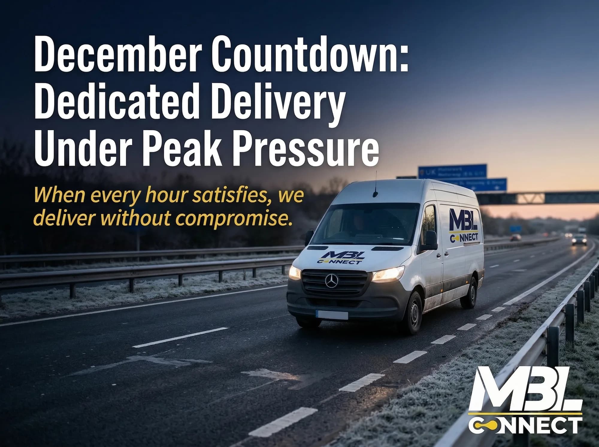December Countdown: A High-Intensity Month for Dedicated Same Day Delivery at MBL Connect