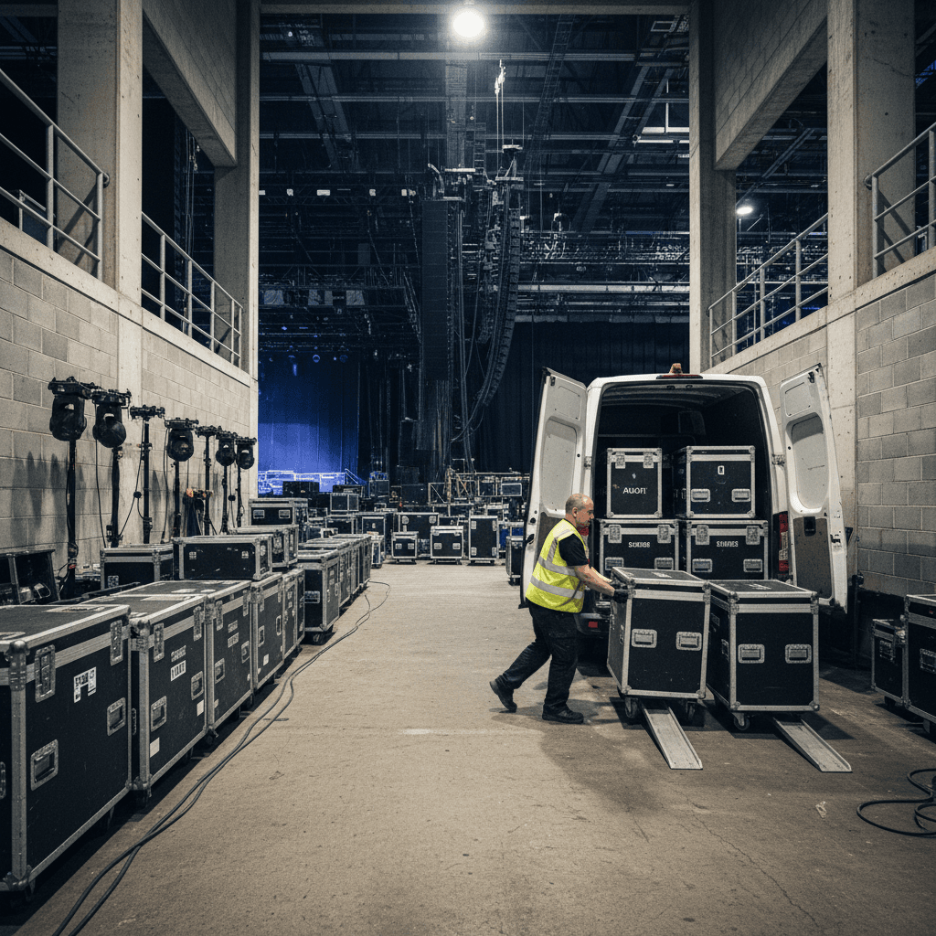 Event logistics and equipment delivery